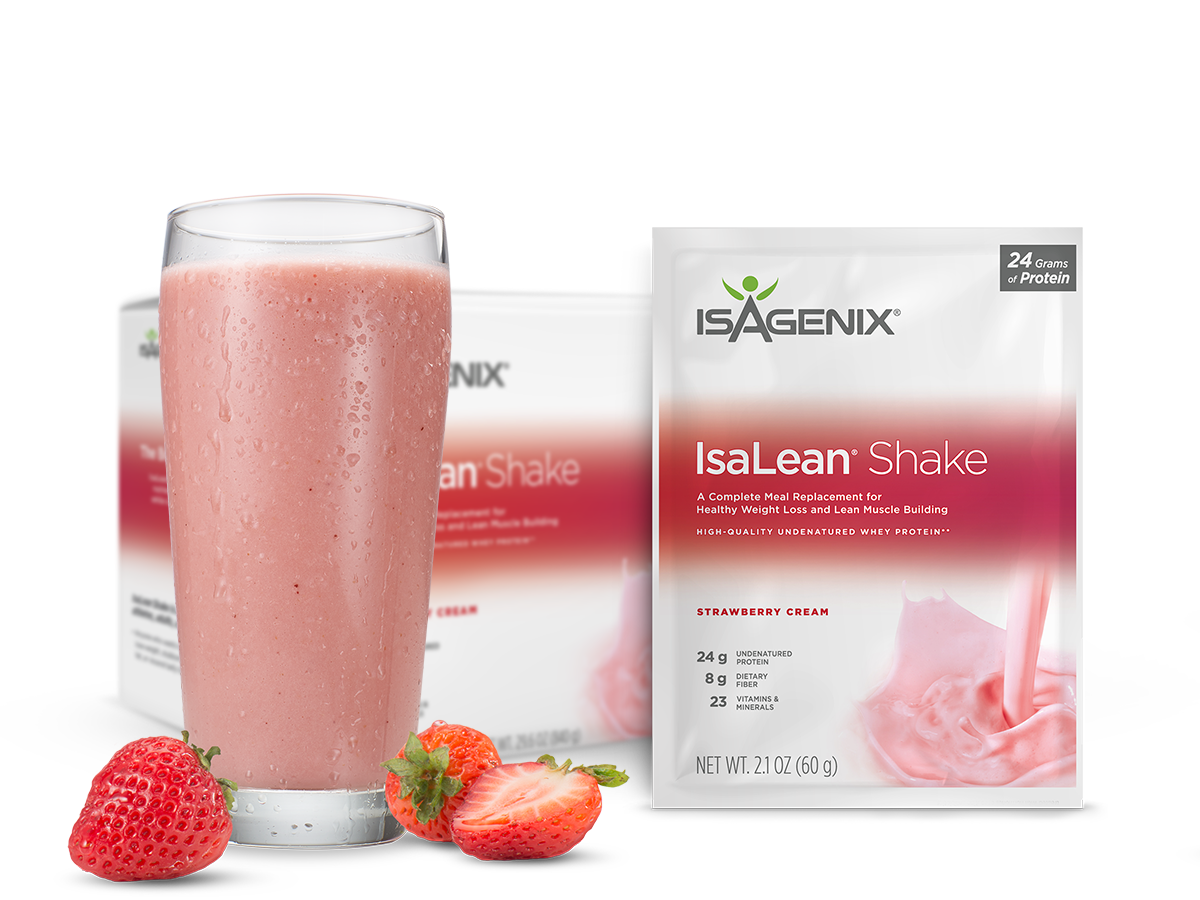 Isagenix Chocolate & Strawberry Isalean Protein Shake Meal Replacement